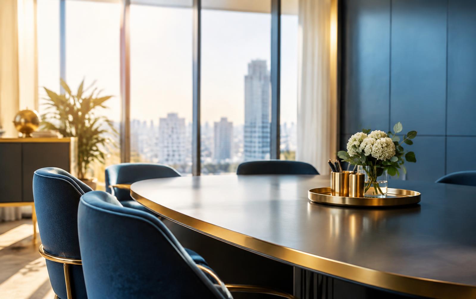 Modern professional office meeting room